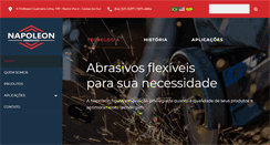 Desktop Screenshot of napoleonabrasivos.com.br
