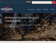 Tablet Screenshot of napoleonabrasivos.com.br